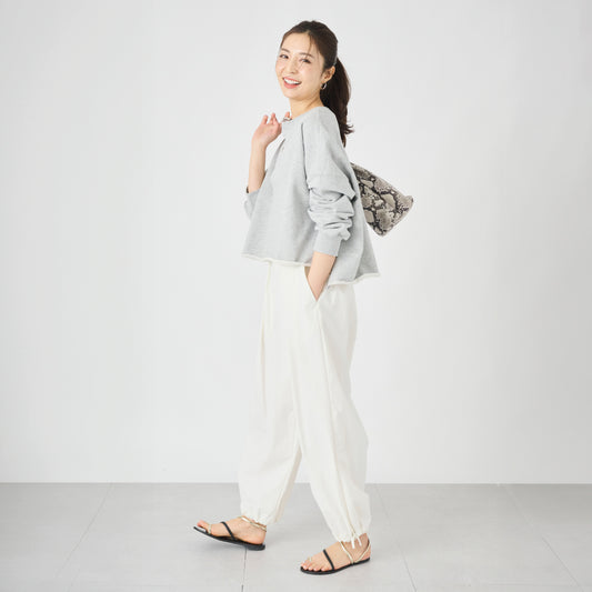 【夏割】 【Ladies】 スキッパースウェット