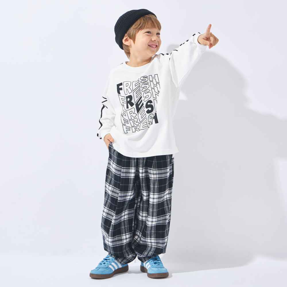 ラグラン袖 プリントTシャツ