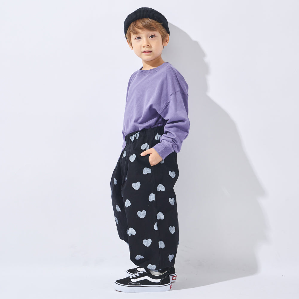 総柄 ロングパンツ