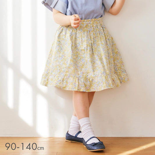 【OUTLET SALE】総柄ふんわりスカッツ