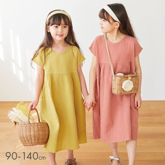 【OUTLET SALE】コットンガーゼ ワンピース