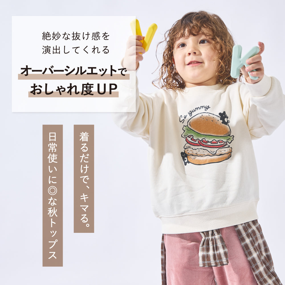 お気に入りが見つかる 裏毛プリントトレーナー