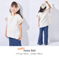 袖フリル半袖Tシャツ