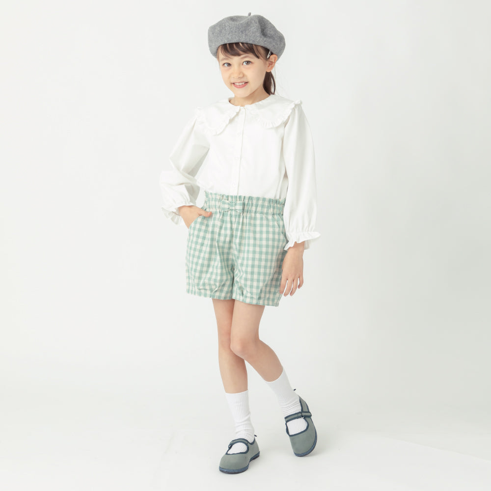 【OUTLET SALE】タック入りショートパンツ
