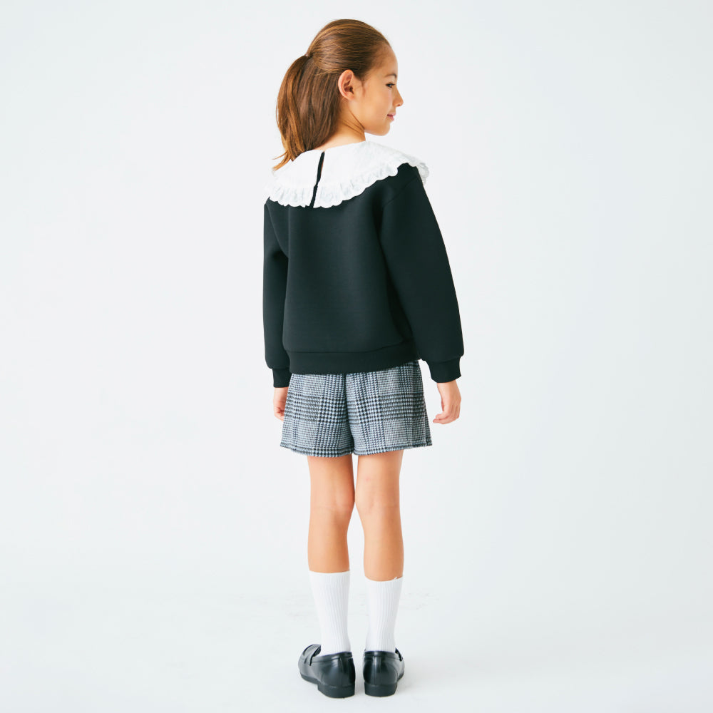 【OUTLET SALE】襟レースプルオーバー