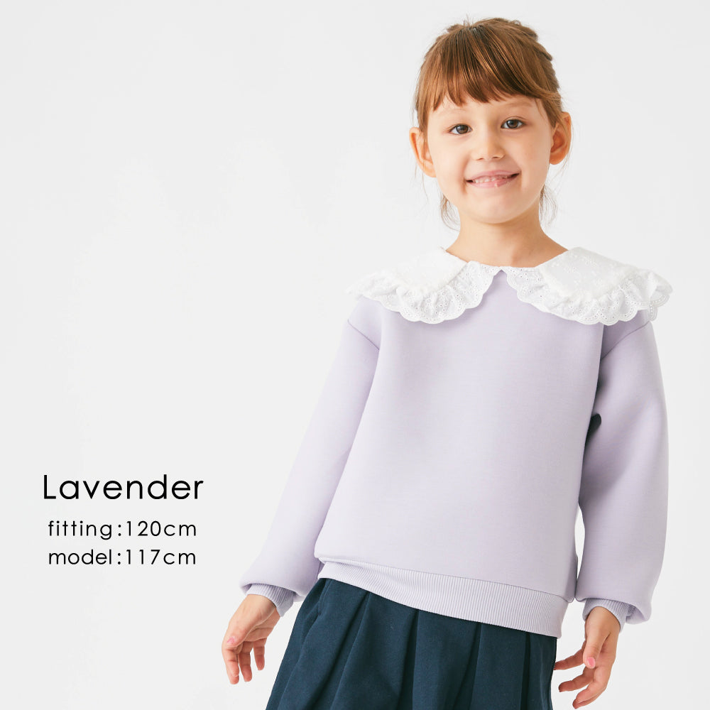 【OUTLET SALE】襟レースプルオーバー