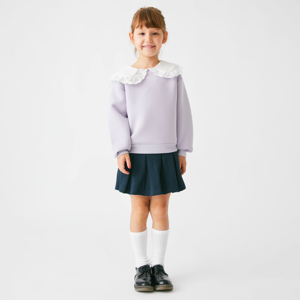 【OUTLET SALE】襟レースプルオーバー