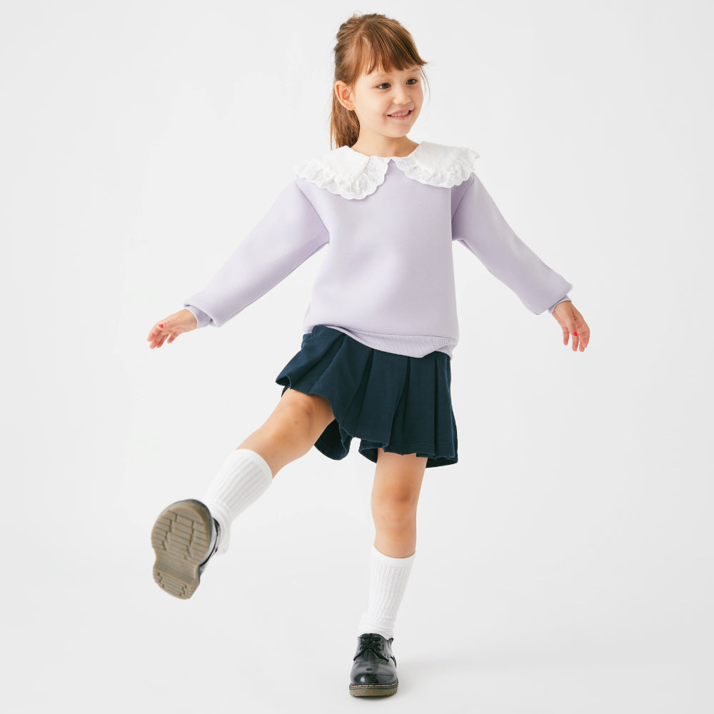 【OUTLET SALE】襟レースプルオーバー