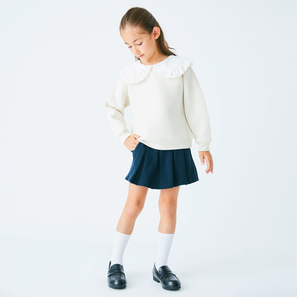 【OUTLET SALE】襟レースプルオーバー