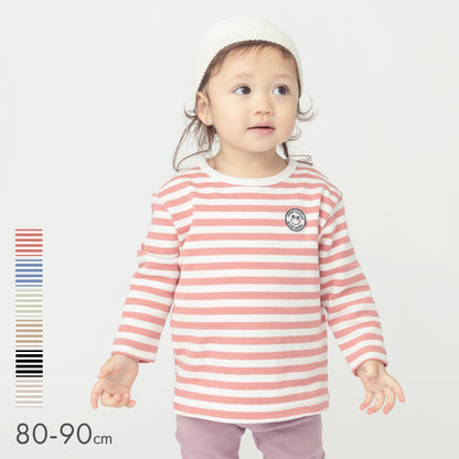 【Baby】ボーダー長袖Tシャツ