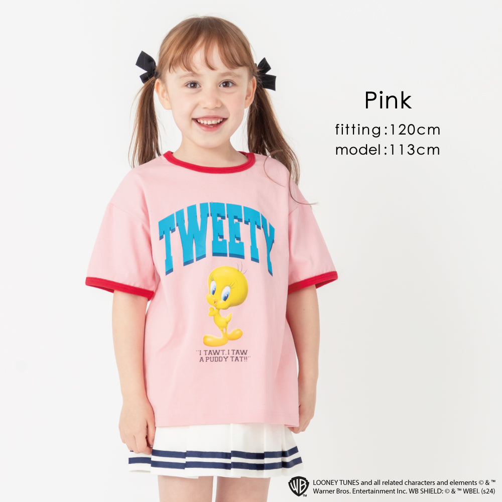 ルーニー・テューンズ　リンガー半袖Tシャツ