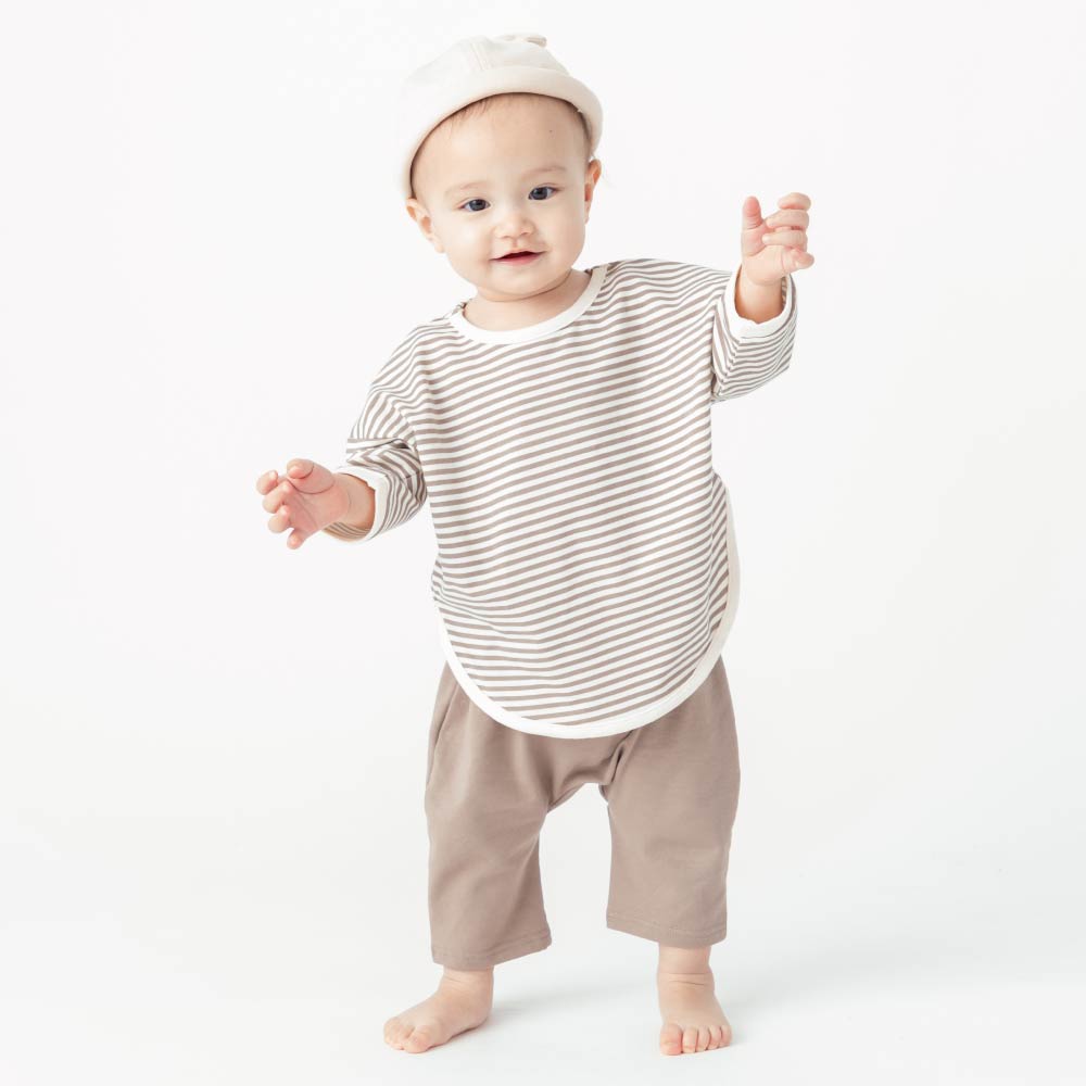 ベビー ボーダー7分袖Ｔシャツ