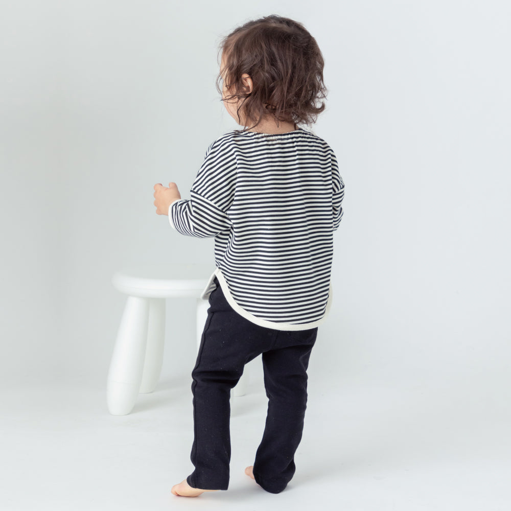 ベビー ボーダー7分袖Ｔシャツ