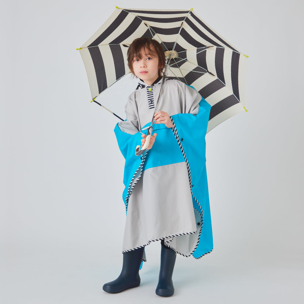【OUTLET SALE】【前が見える１面透明素材】ドット / ストライプ 傘
