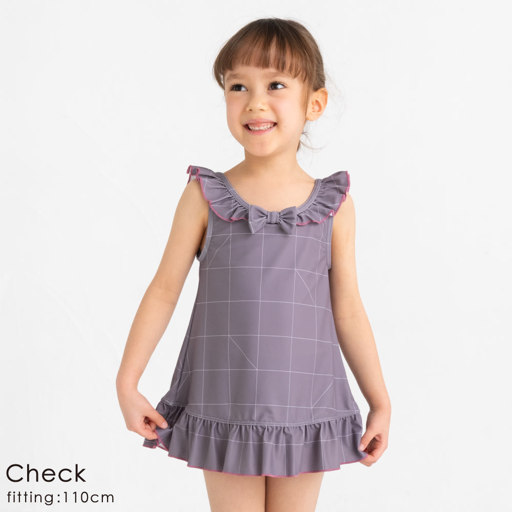 【OUTLET SALE】【SWIM】ワンピースタイプ フリルリボン水着