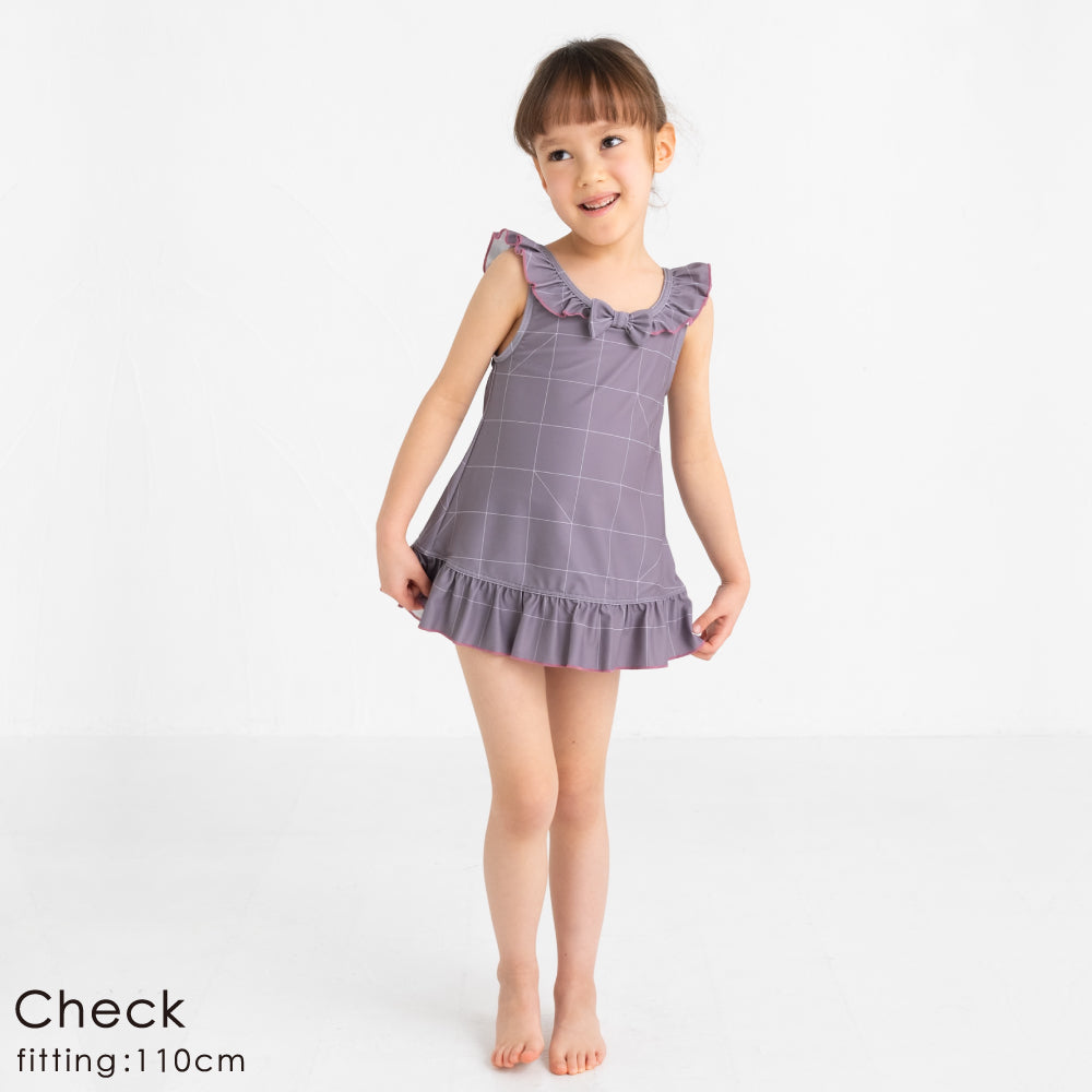 【OUTLET SALE】【SWIM】ワンピースタイプ フリルリボン水着