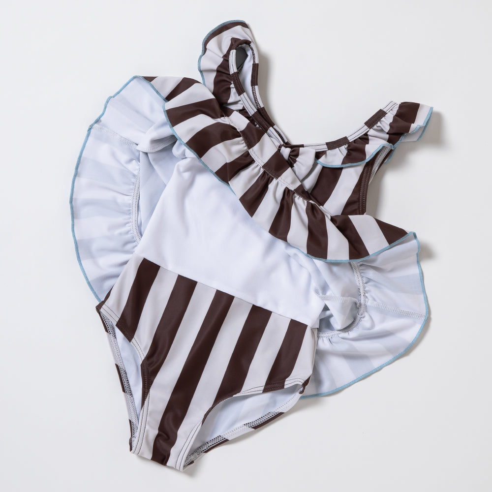 【OUTLET SALE】【SWIM】ワンピースタイプ フリルリボン水着