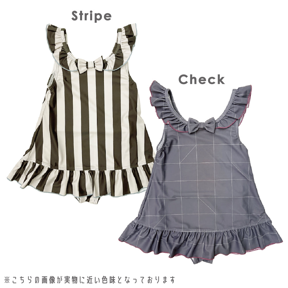【OUTLET SALE】【SWIM】ワンピースタイプ フリルリボン水着