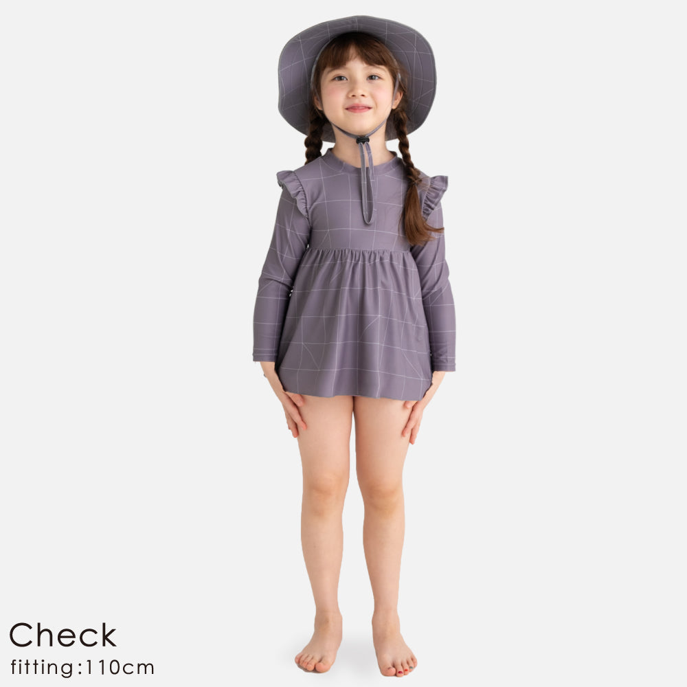 【OUTLET SALE】【SWIM】セパレートタイプ　長袖フリル水着