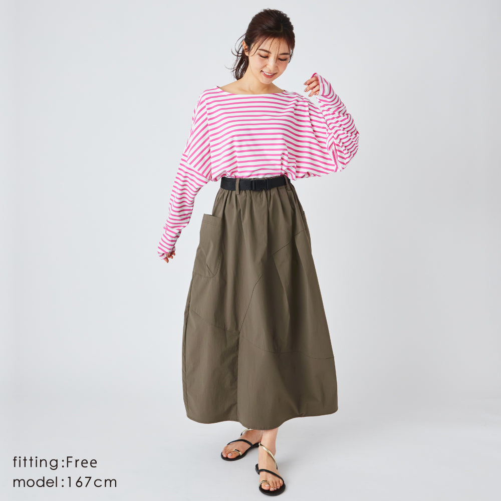 【OUTLET SALE】【Ladies】 はっ水 ボリュームスカート