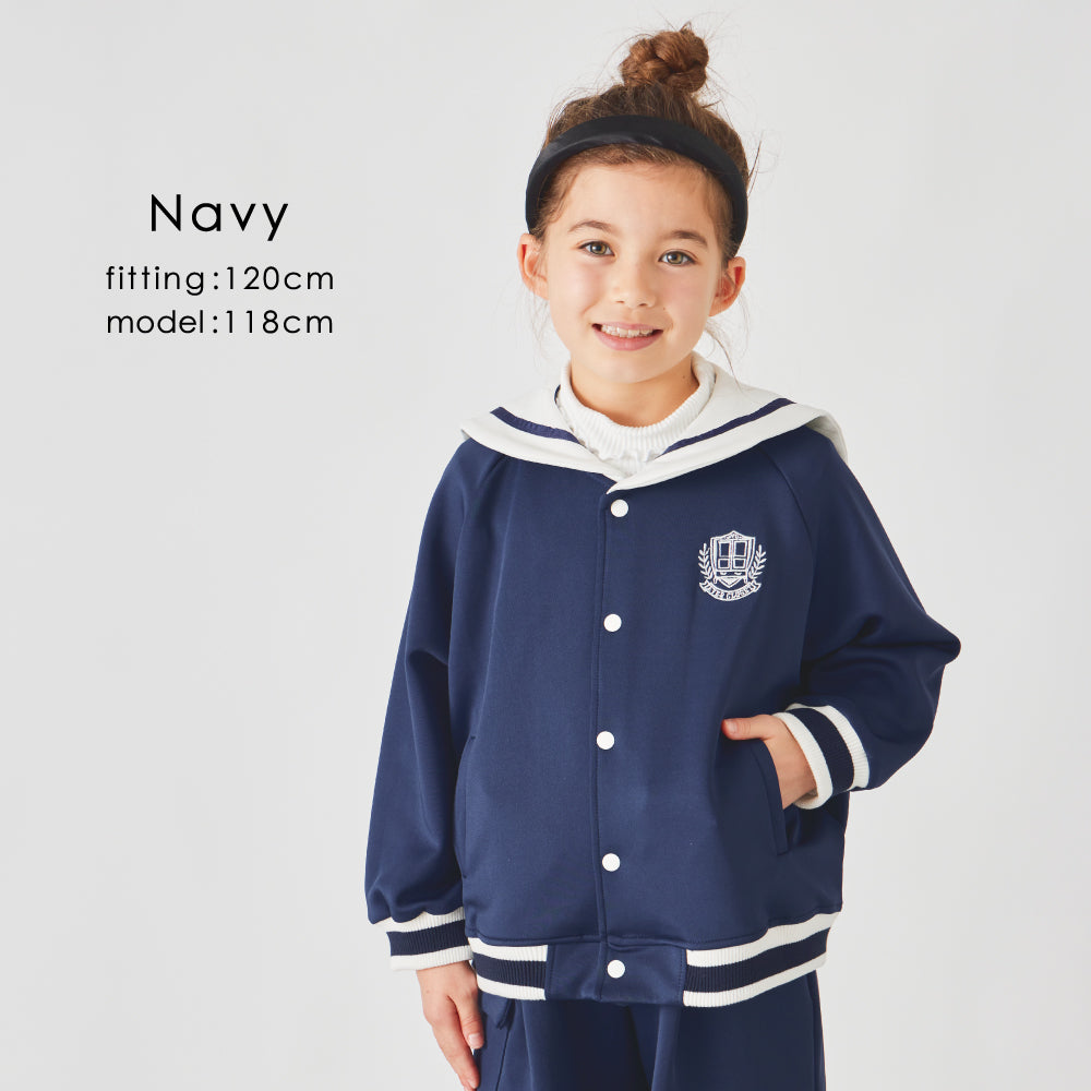 【OUTLET SALE】セーラー襟ポンチブルゾン
