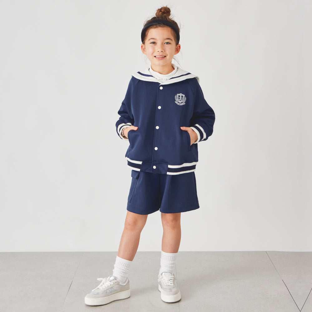 【OUTLET SALE】セーラー襟ポンチブルゾン
