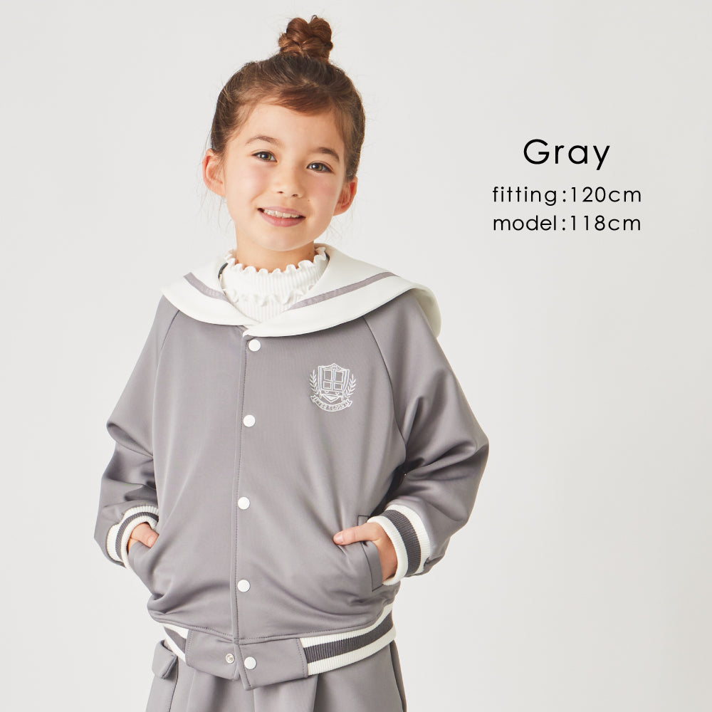【OUTLET SALE】セーラー襟ポンチブルゾン