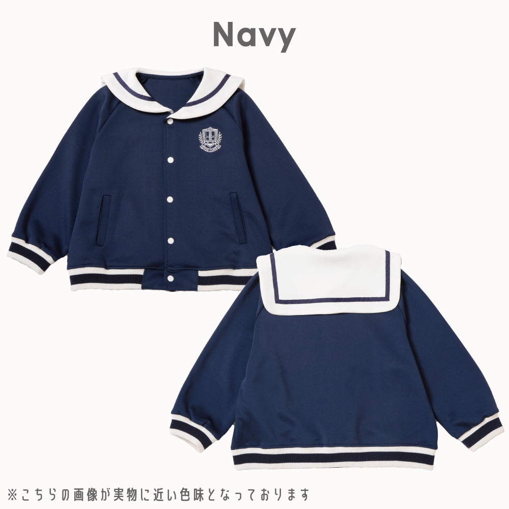 【OUTLET SALE】セーラー襟ポンチブルゾン