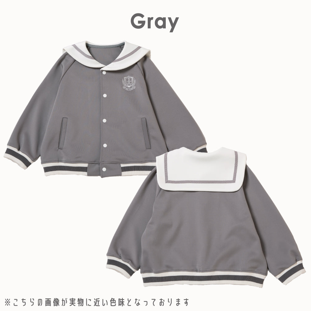 【OUTLET SALE】セーラー襟ポンチブルゾン