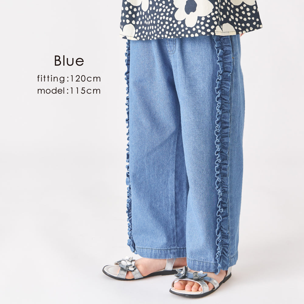 【新色登場】フリルデニムパンツ