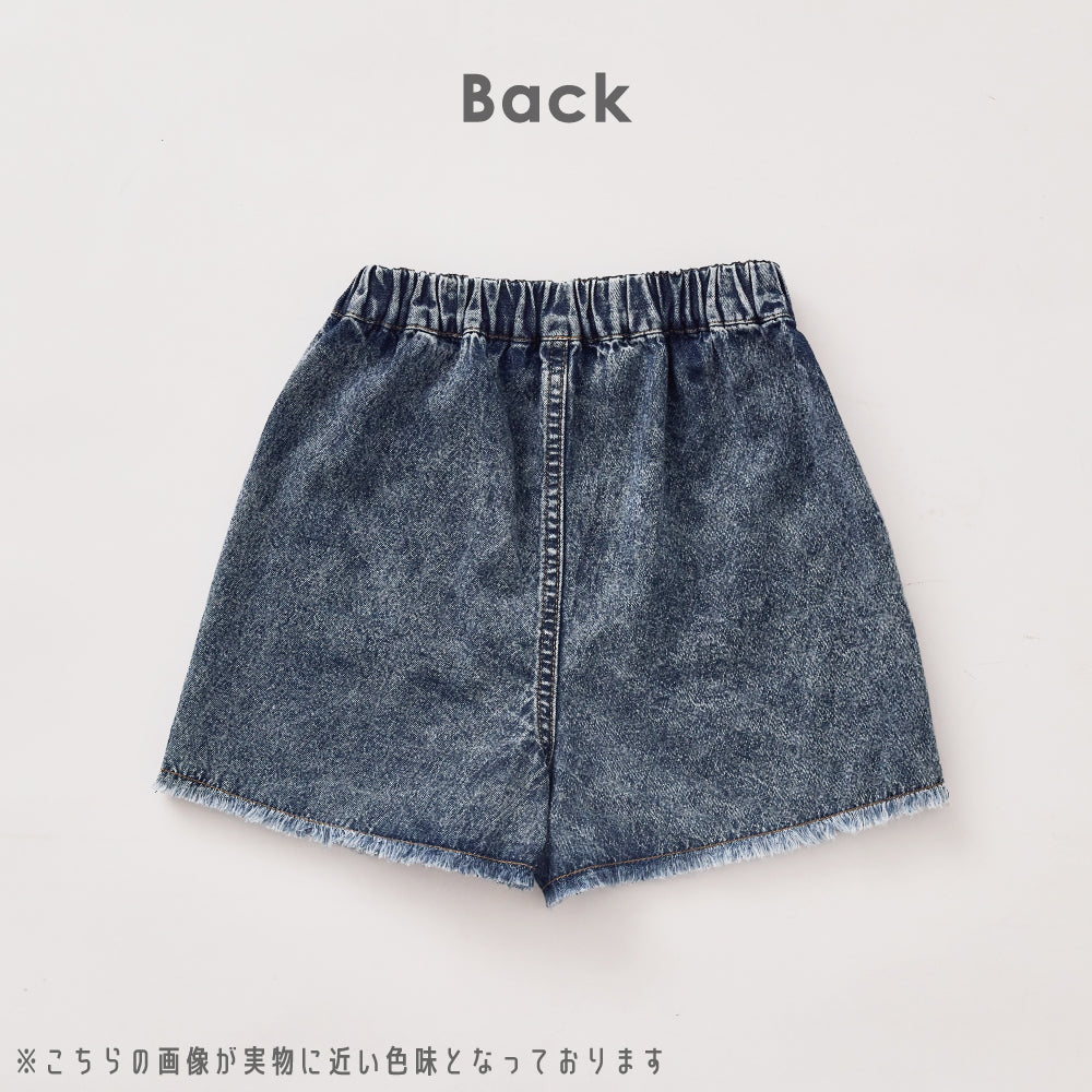 ケミカルデニム ショートパンツ