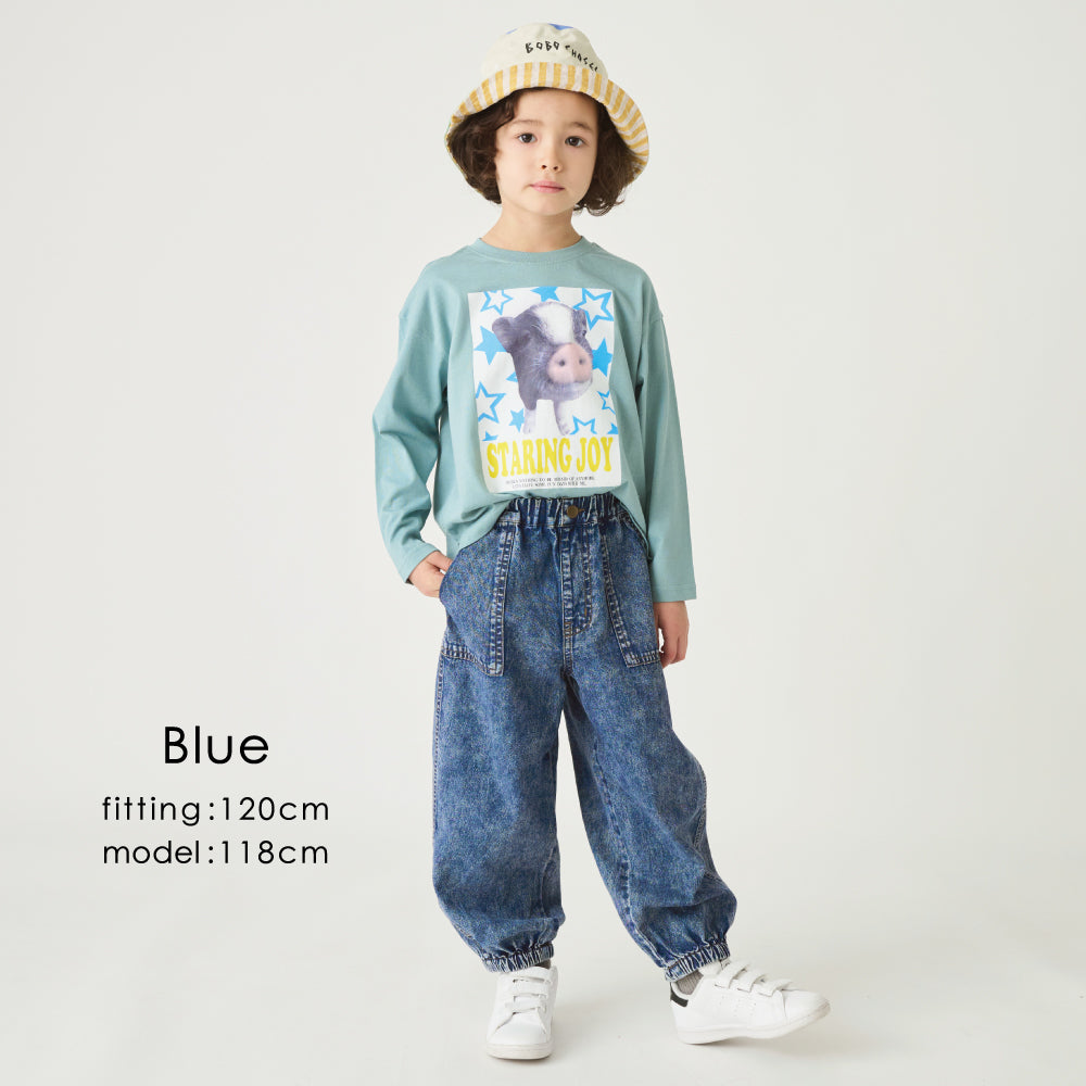 ケミカルデニムパンツ