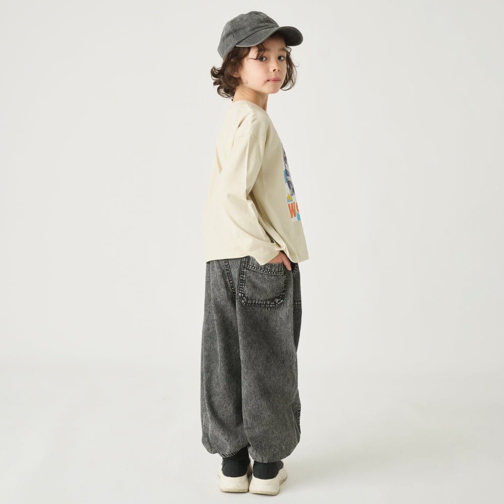 ケミカルデニムパンツ