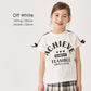 肩ライン プリントTシャツ