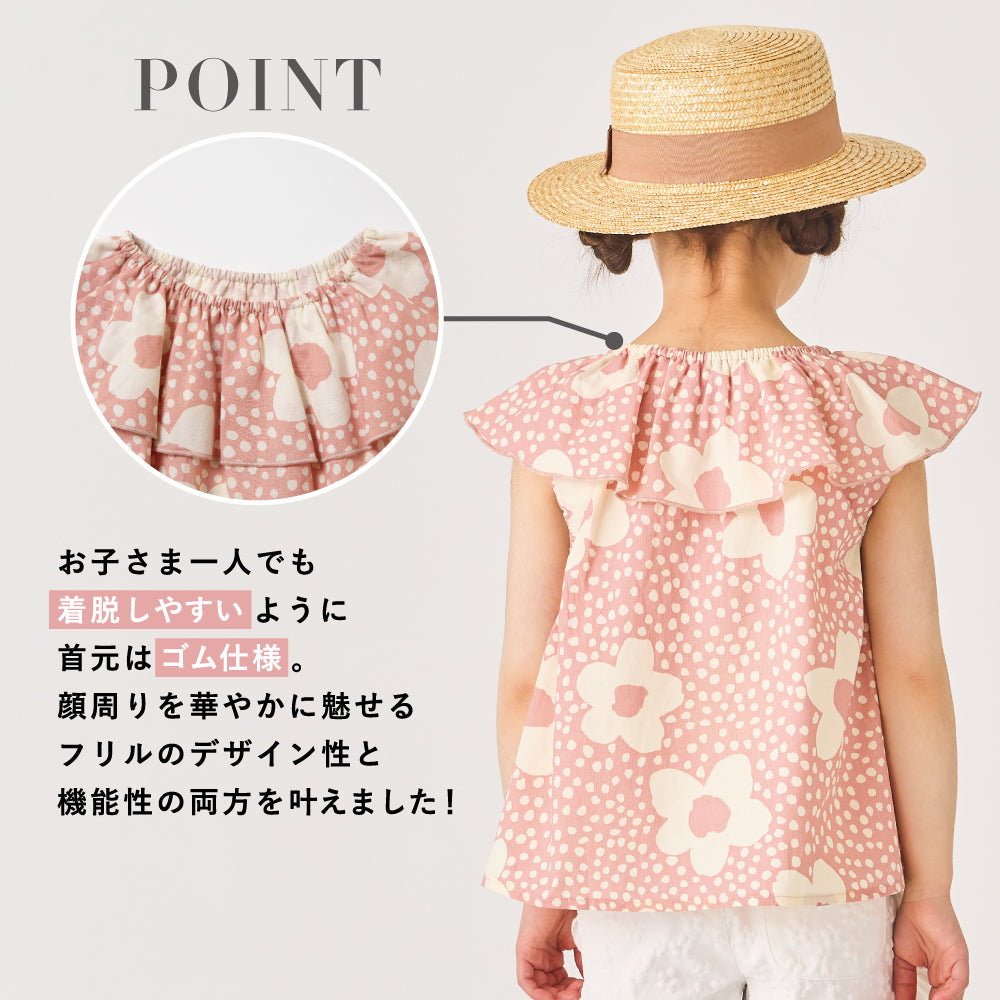 【新色登場】 綿100% 総柄チュニック