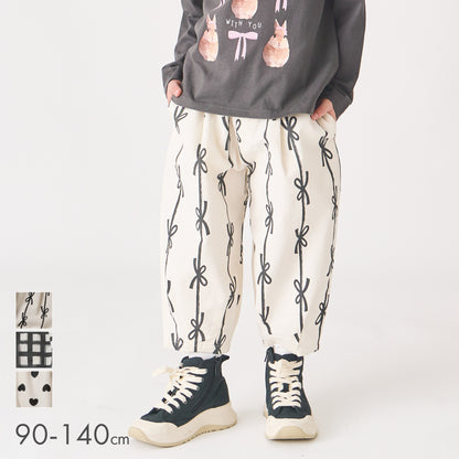 クロップド総柄パンツ
