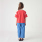 袖メッシュTシャツ