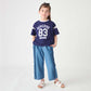 袖メッシュTシャツ