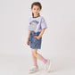 袖メッシュTシャツ