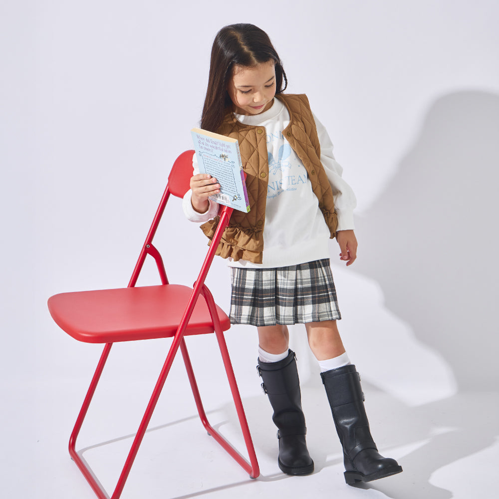 重ね着上手な 軽やかキルティングベスト