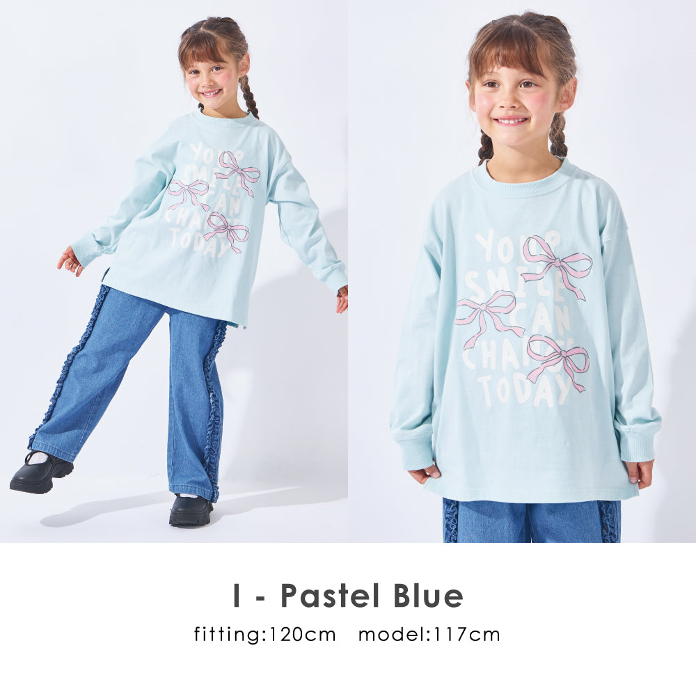 ビッグシルエット 長袖 Tシャツ