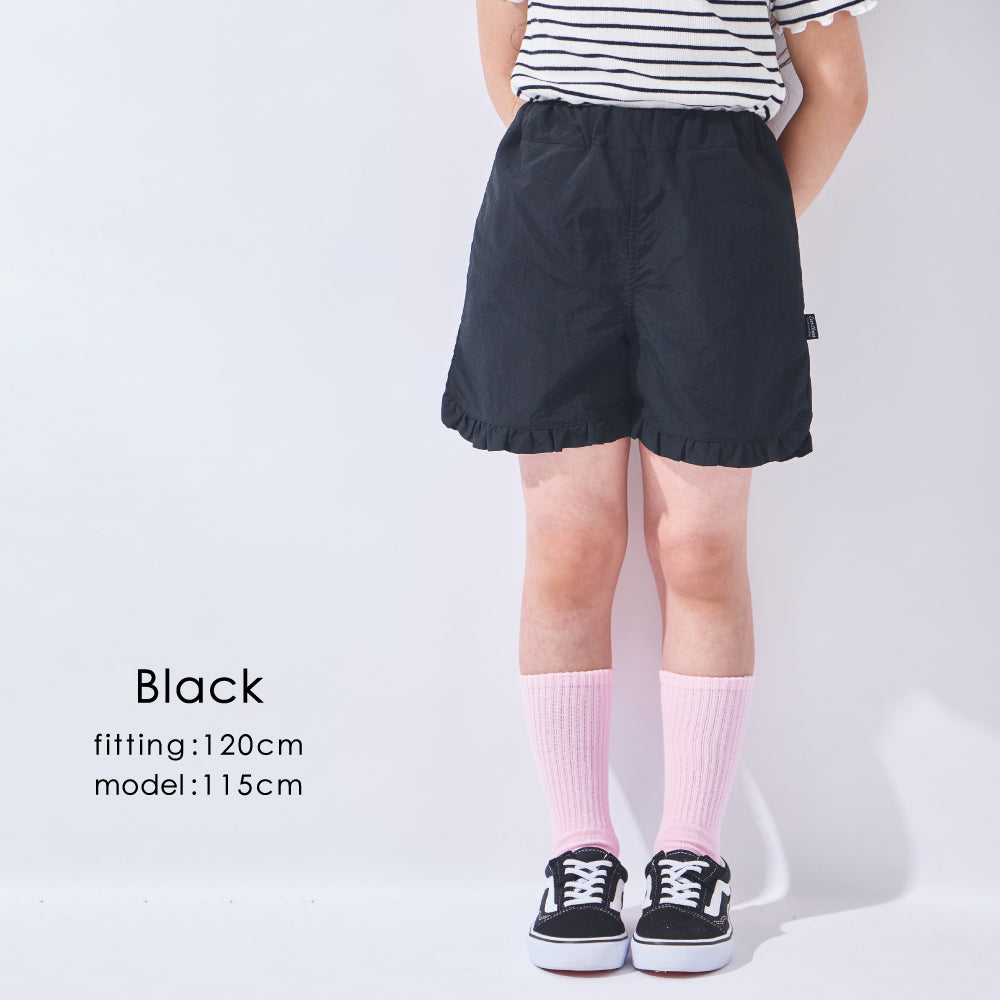 はっ水 女の子 無地ショートパンツ