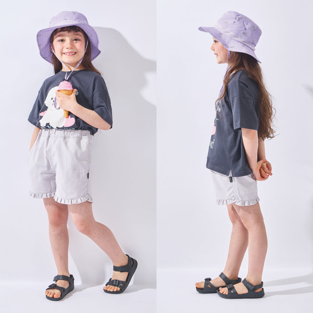 はっ水 女の子 無地ショートパンツ