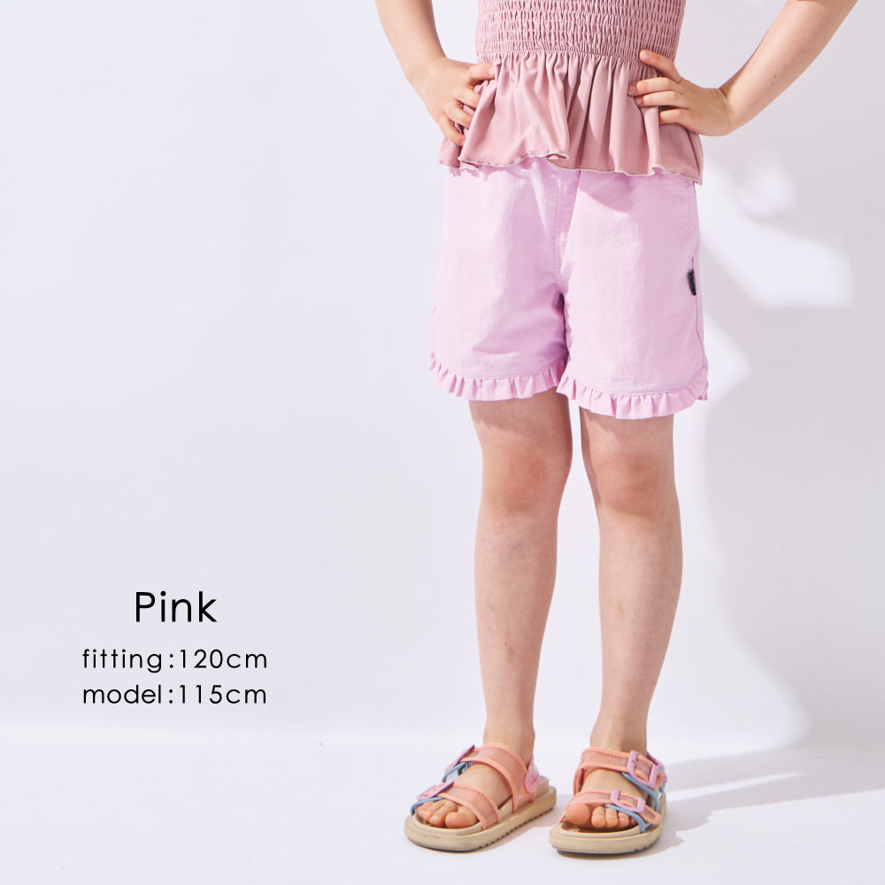 はっ水 女の子 無地ショートパンツ