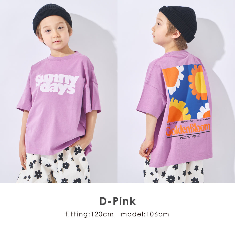 いろいろグラフィック半袖Tシャツ