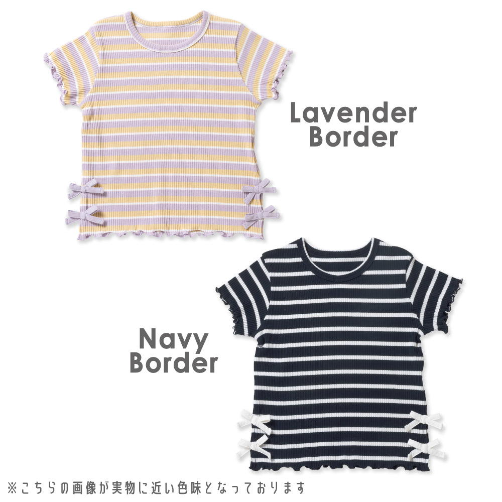 サイドリボントップス