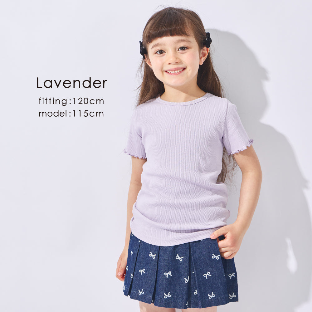 ストレッチリブ半袖Tシャツ