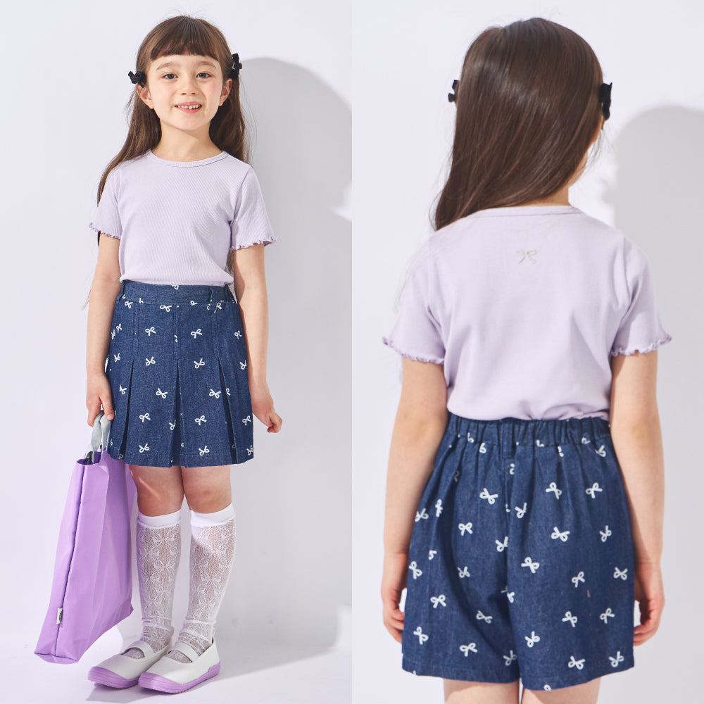 ストレッチリブ半袖Tシャツ