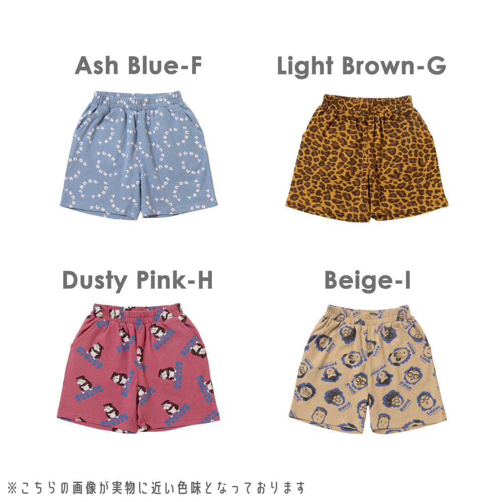総柄ハーフパンツ