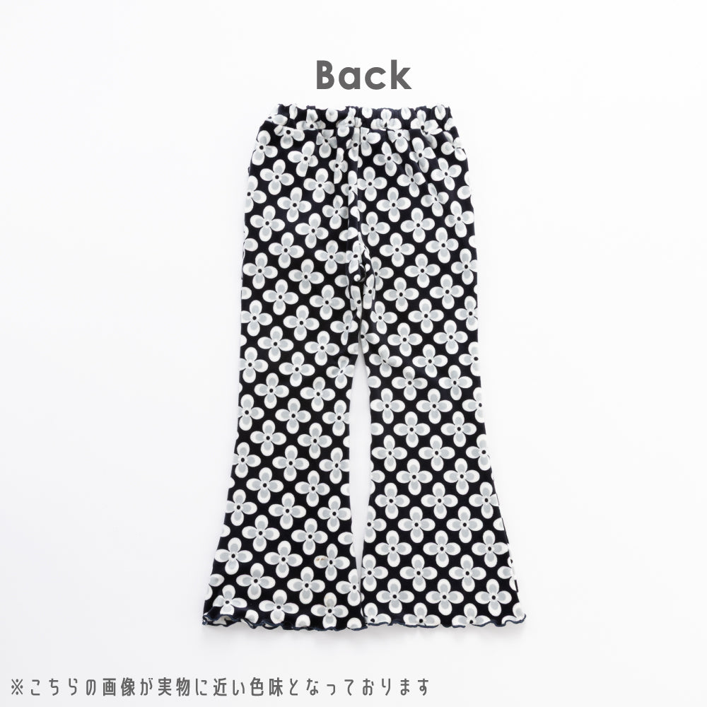 【ふわ軽】ふわふわフリース あったかフレアパンツ